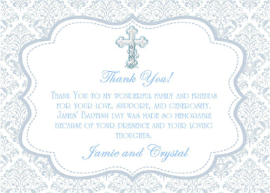 Baptism Thank You Cards