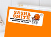 Basketball Address Labels