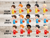 Basketball Birthday Party Stickers Or Favor Tags For Boys