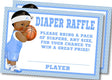 Basketball Diaper Raffle Tickets