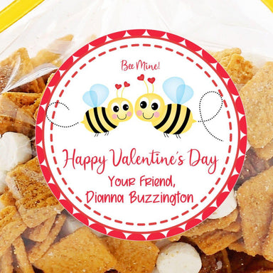 Bee Mine Valentine's Day Stickers