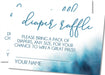Blue Watercolor Diaper Raffle Tickets