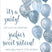 Blue Balloon Sweet 16 Party Invitations
