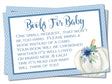 Blue Floral Pumpkin Book Request Cards Printable