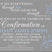 Blue and gray Confirmation invitation
