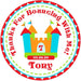 Bounce House Birthday Party Stickers