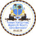 Boy off-road party favor label in blue and brown