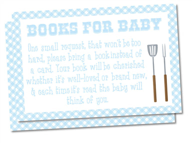 Boys Baby Q Book Request Cards