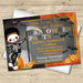 Boys Halloween Birthday Party Invitations