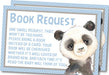 Boys Panda Book Request Cards