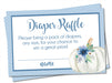 Boys Pumpkin Fall Pumpkin Diaper Raffle Tickets