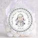 Boys Snowman Baby Shower Stickers