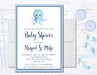 Boys Under The Sea Baby Shower Invitations