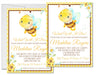 Bumble Bee Baby Shower Invitations