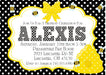 Bumble Bee Birthday Party Invitations