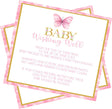 Butterfly Baby Shower Wishing Well Cards