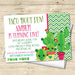 Cactus Birthday Party Invitations