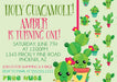 Cactus Birthday Party Invitations