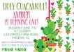 Cactus Birthday Party Invitations