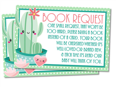 Cactus Book Request Cards