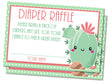 Cactus Diaper Raffle Tickets