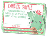 Cactus Diaper Raffle Tickets