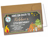 Camping Birthday Party Invitations