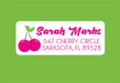 Cherry Address Labels