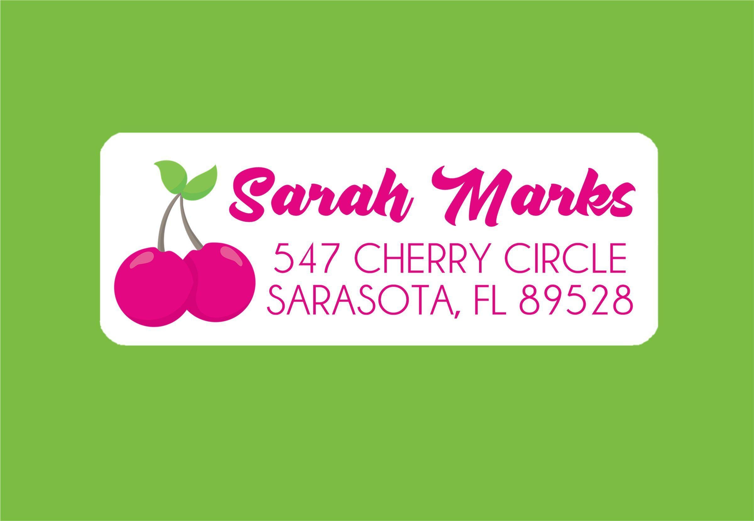 Cherry Address Labels