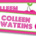 Cherry name label with pink polka dot border