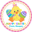 Colorful Easter Chick Stickers