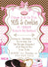 Cookies And Milk Birthday Party Invitations