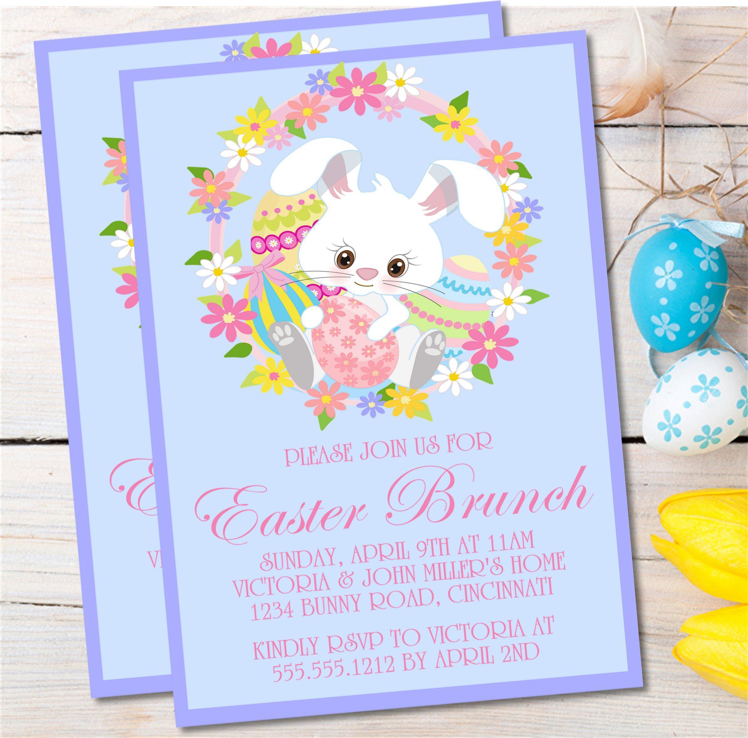 Easter Brunch Invitations