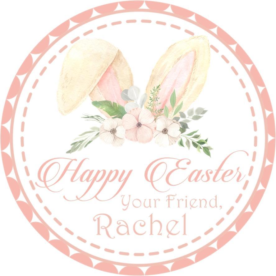 Easter Bunny Ears Stickers