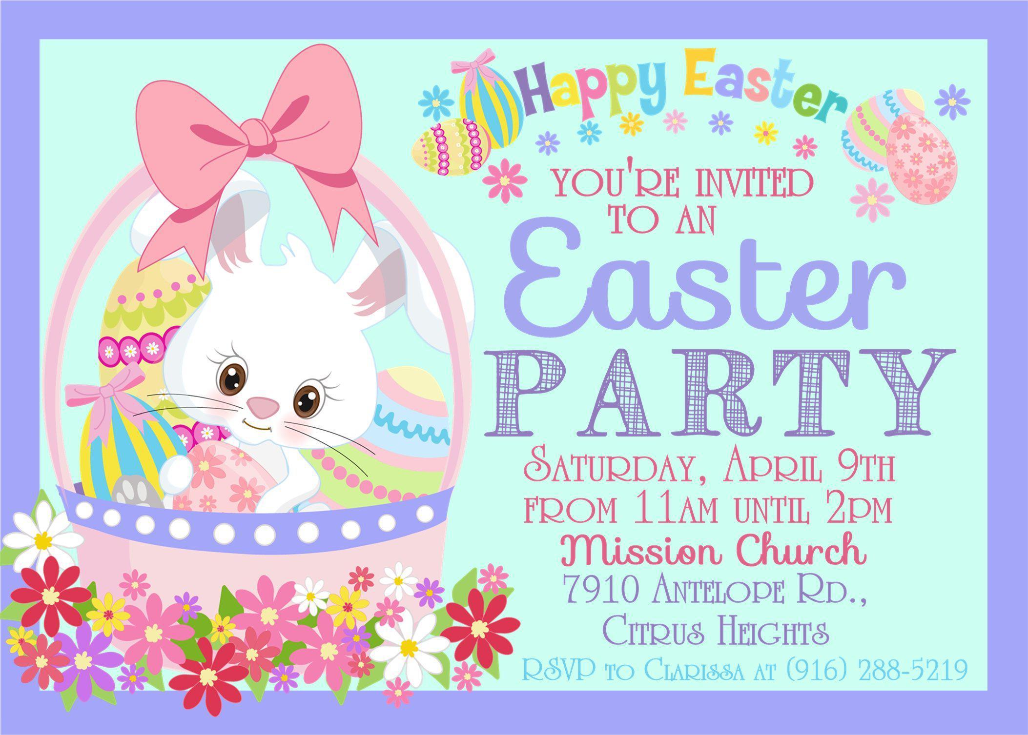 Easter Egg Hunt Invitations