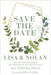 Eucalyptus And Gold Wedding Save The Date Cards