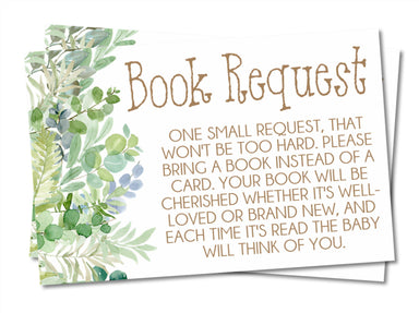 Eucalyptus Book Request Cards