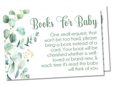 Eucalyptus Book Request Cards