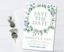 Eucalyptus Wedding Save The Date Cards