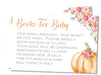 Fall Pumpkin Book Request Cards