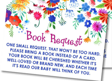 Fiesta Book Request Cards