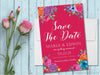 Fiesta Wedding Save The Date Cards