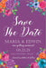 Fiesta Wedding Save The Date Cards