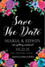 Fiesta Wedding Save The Date Cards