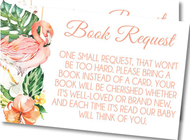 Flamingo Book Request Cards