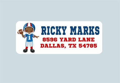 Football Address Labels