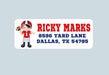 Football Address Labels