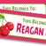 Fruit themed cherry school supply name sticker