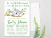 Gender Neutral Koala Baby Shower Invitations