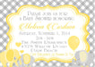 Gender Neutral Yellow Elephant Baby Shower Invitations